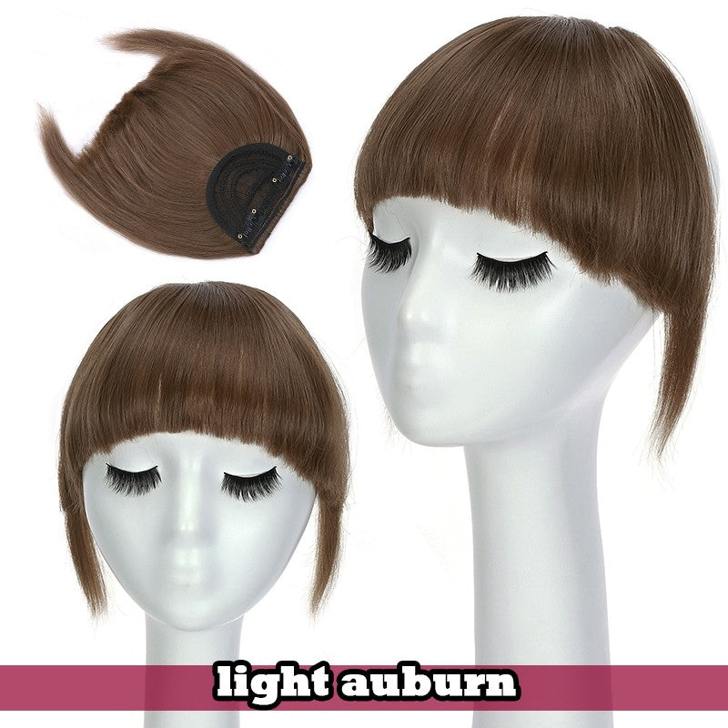 Women Braid Headband Topper with Bangs - Instant Hair Fringes & Hairbands