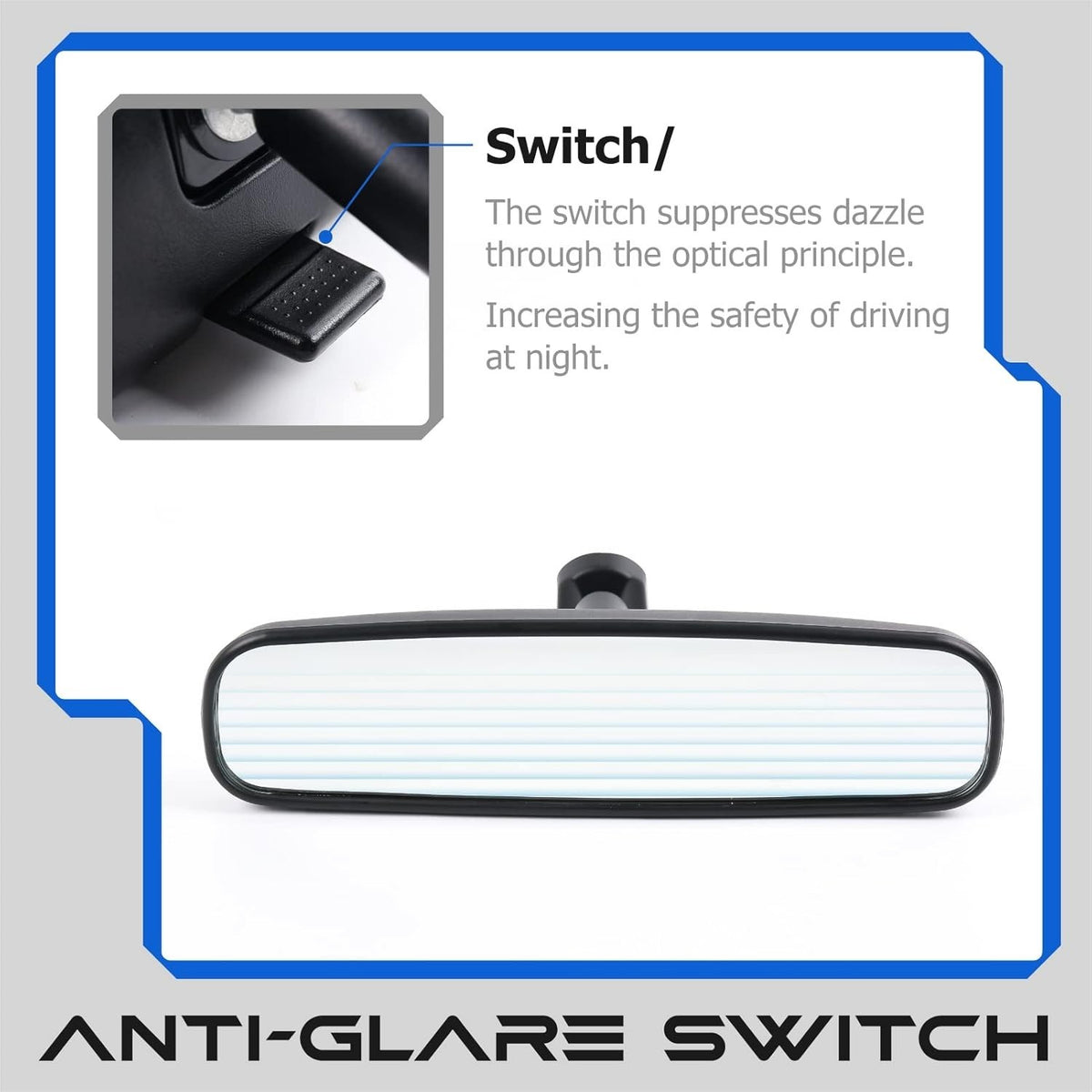 OEM Nissan Rear View Mirror Day Night Interior Car Mirror Compatible with Multiple Models