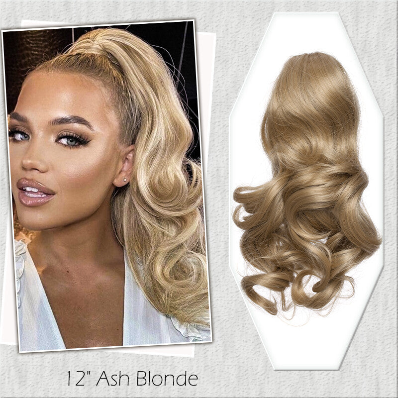 Fake Ponytail Clip-In Hair Extension Thick Natural Look 14 Inches