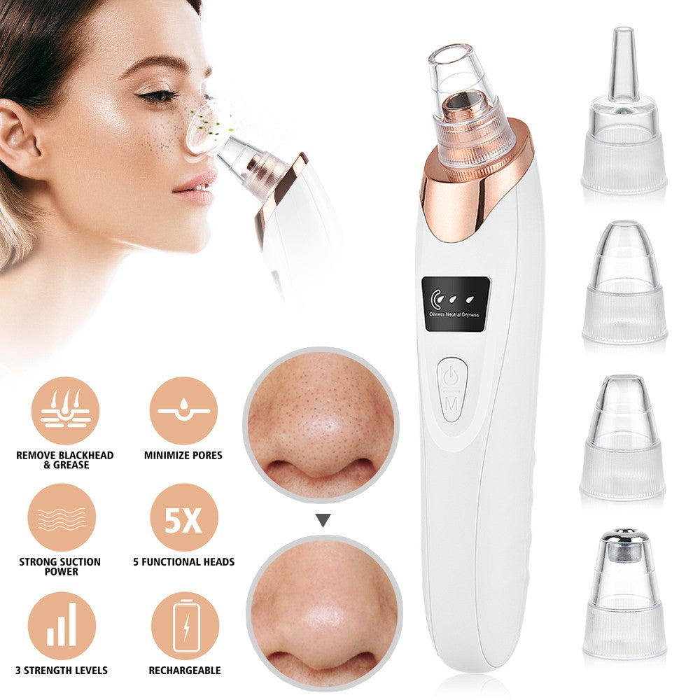 Electric Blackhead Remover Pore Vacuum with Suction & Diamond Dermabrasion