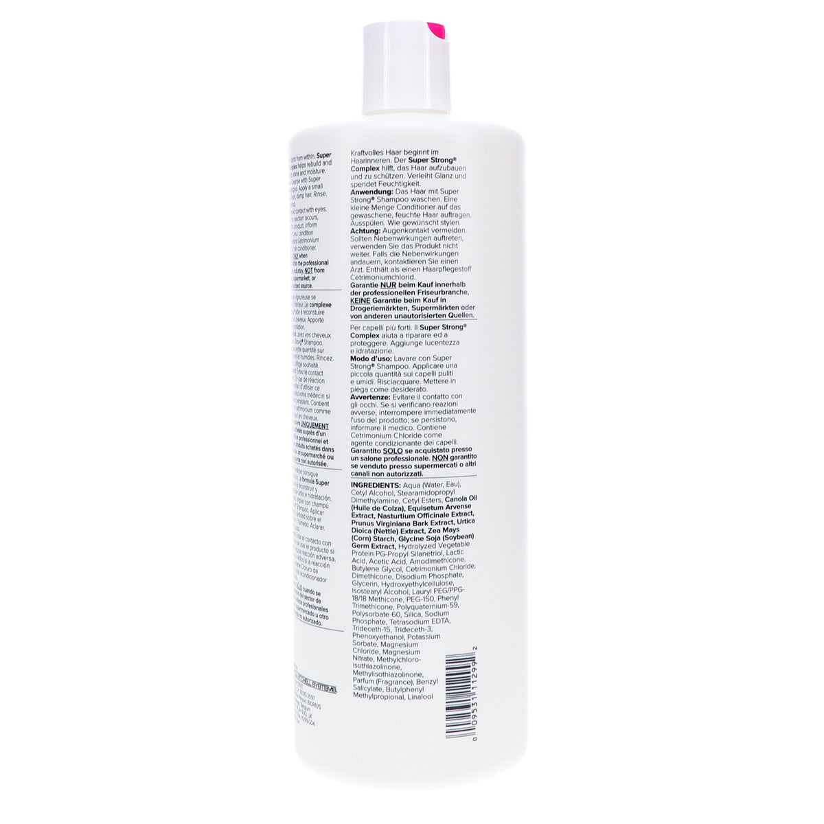 Super Strong Hair Conditioner 33.8 oz for Damaged & Color-Treated Hair