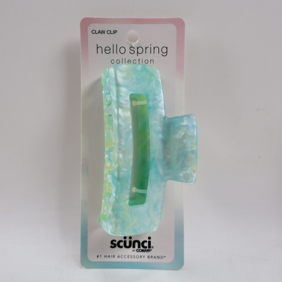 2 PACK Scunci By Conair Hello Spring Collection Claw Clips