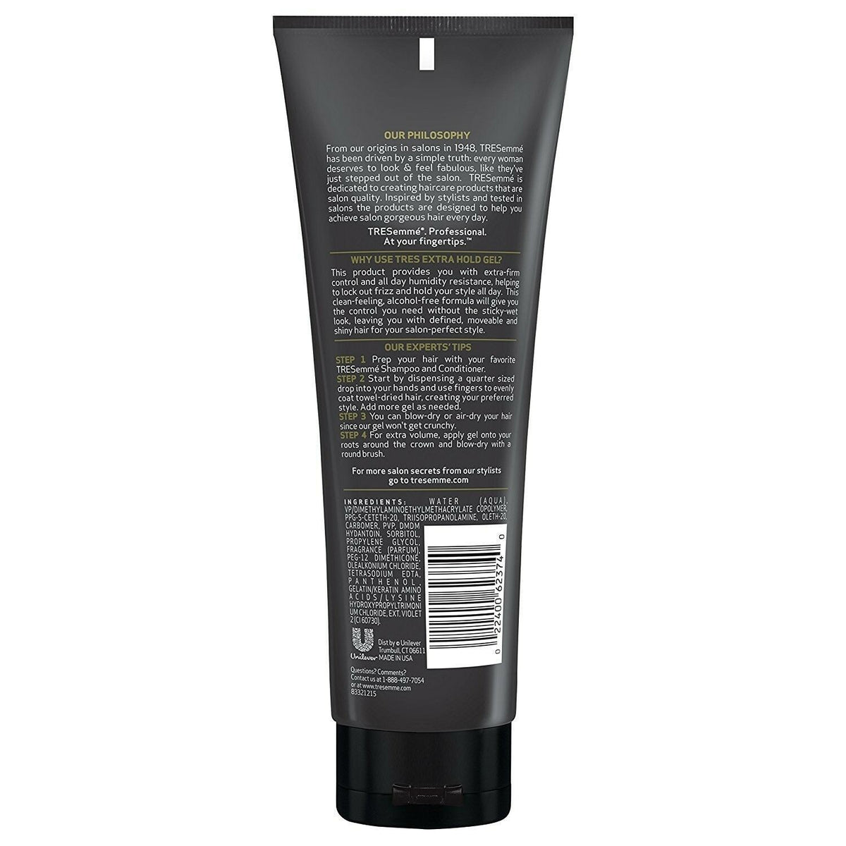 Extra Hold Hair Gel - Humidity Resistant, Alcohol-Free, 9 oz