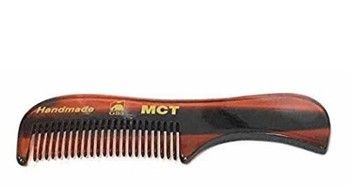 Mini Beard & Mustache Comb Set - Travel Size, 3 Pack for Grooming