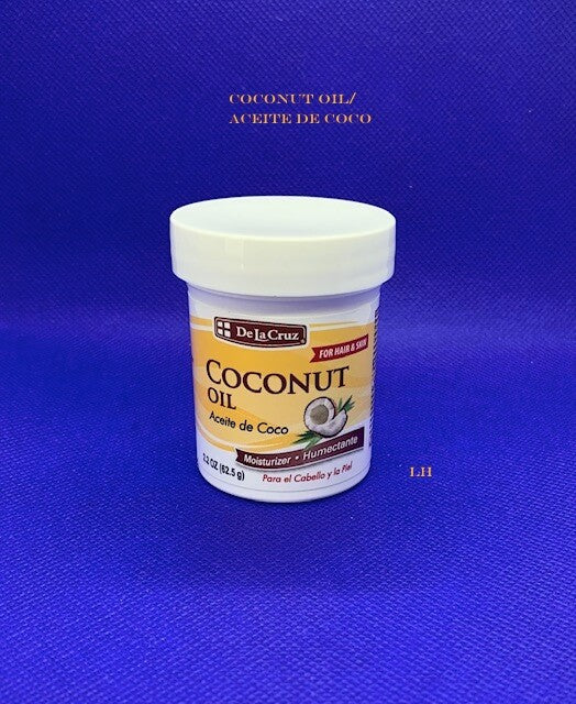 Coconut Oil for Hair & Skin 2.2 oz - Moisturizer & Hair Treatment, 1 or 2 Pack