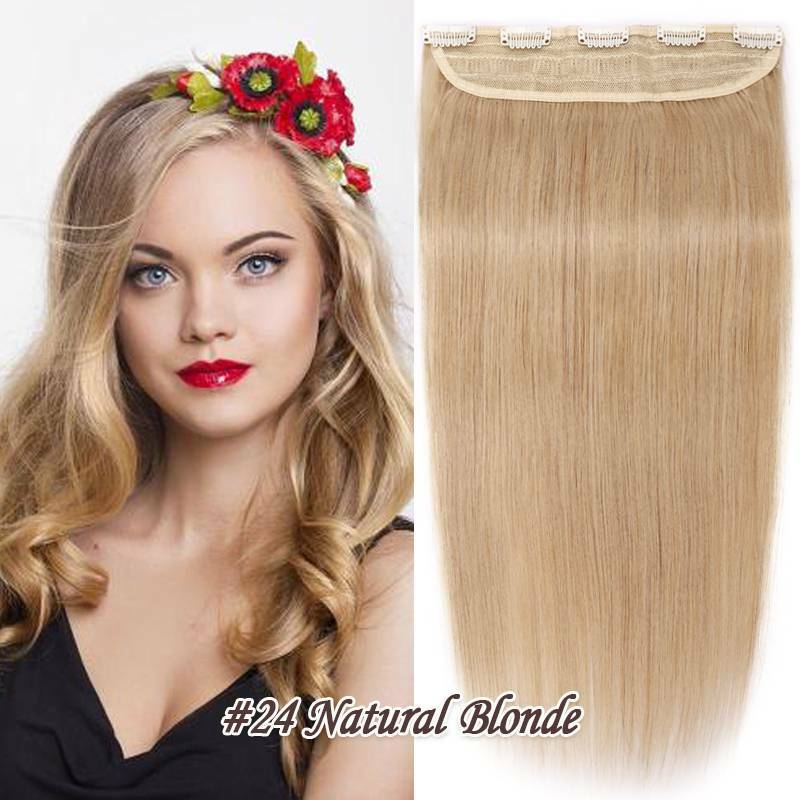 Remy Clip-In Hair Extensions - Natural Human Hair for Voluminous Lengths
