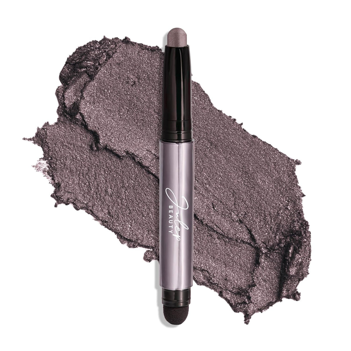 Waterproof Cream-to-Powder Eyeshadow Stick with Built-In Smudger – Smoky Amethyst