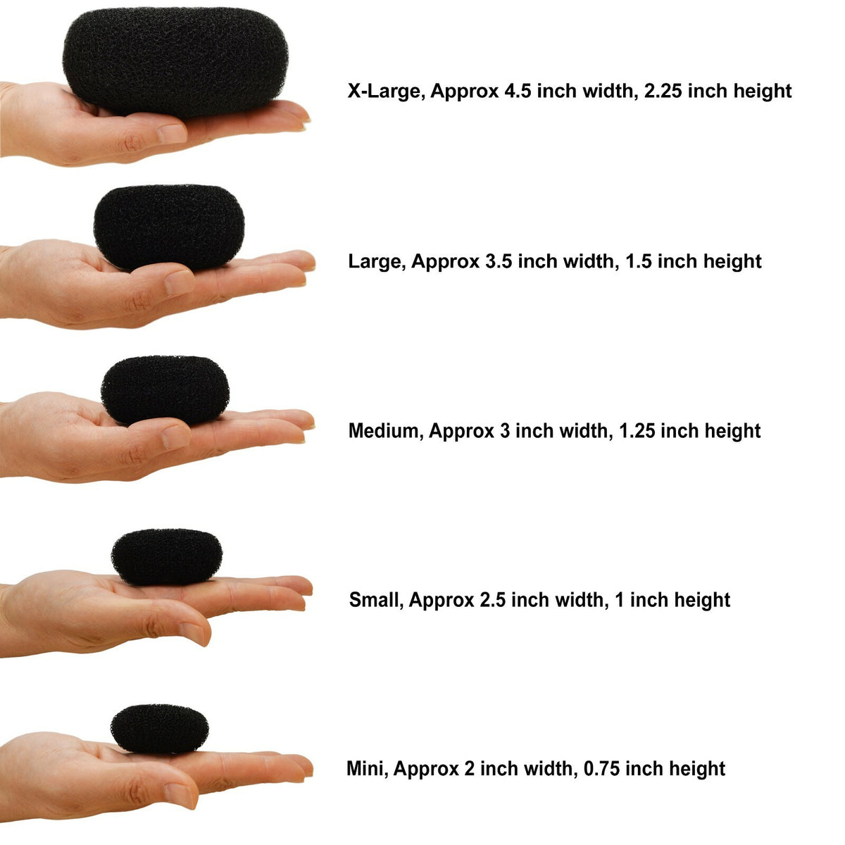 Hair Donut Bun Maker Ring Style French Mesh Chignon Ballet Dance Sock