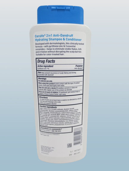 Hydrating Anti-Dandruff Shampoo & Conditioner Set - 12 oz 2-Pack