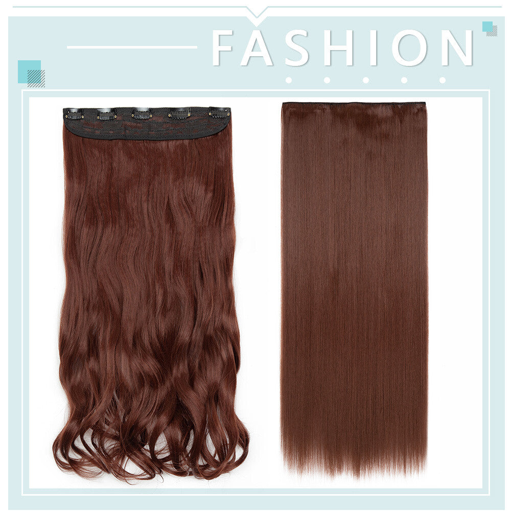V-Shape & U-Part Clip-In Hair Extensions - Full Head Highlight, Multiple Lengths & Colors