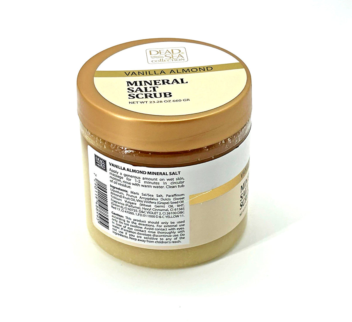Dead Sea Collection Vanilla Almond Exfoliating Mineral Salt Scrub