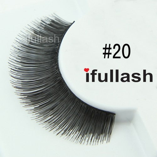 False Eyelashes 12 Pairs Natural Look 100% Human Hair for Daily Wear