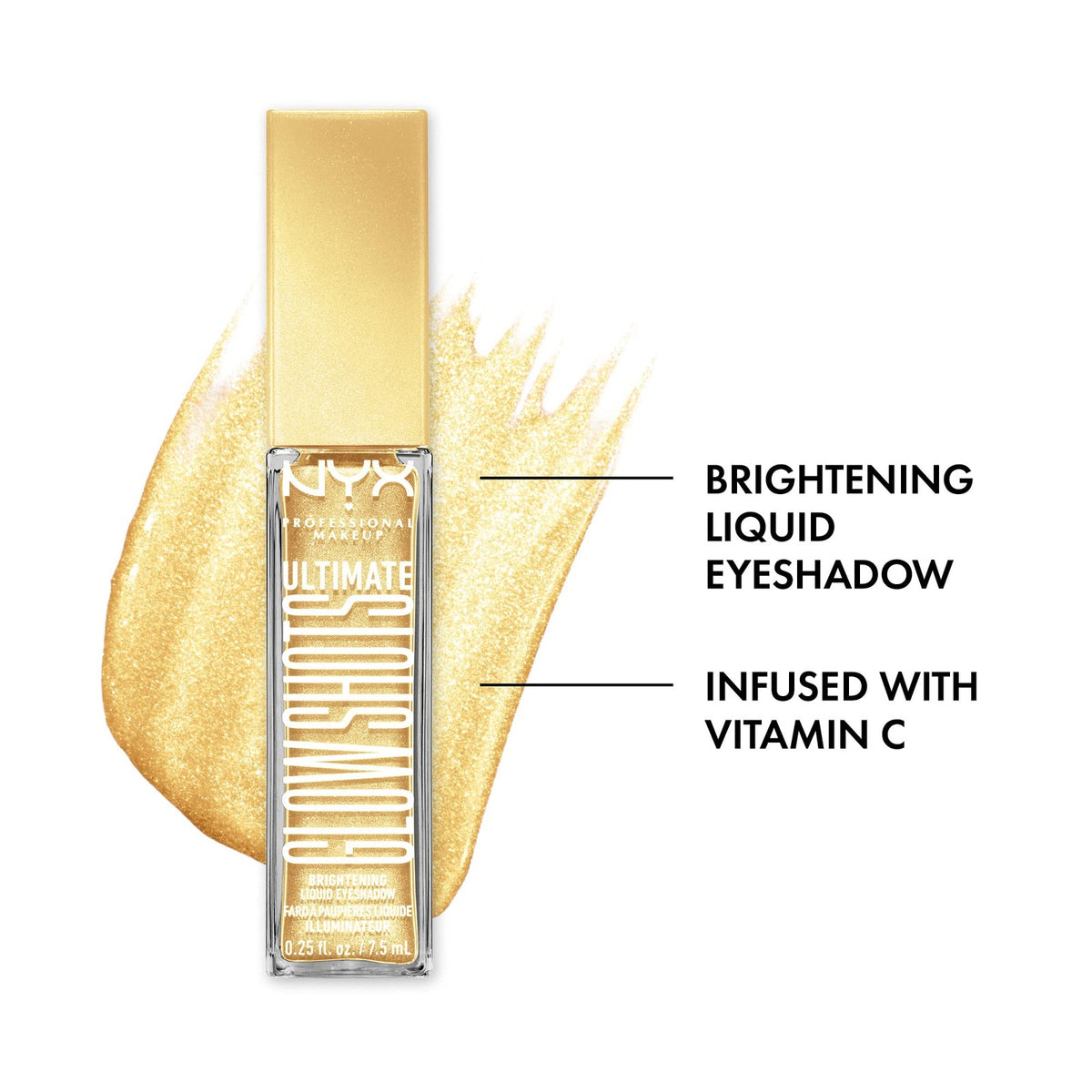 Liquid Eyeshadow - Brightening Shimmer, 12-Hour Wear, Vitamin C - Lemon Slayed