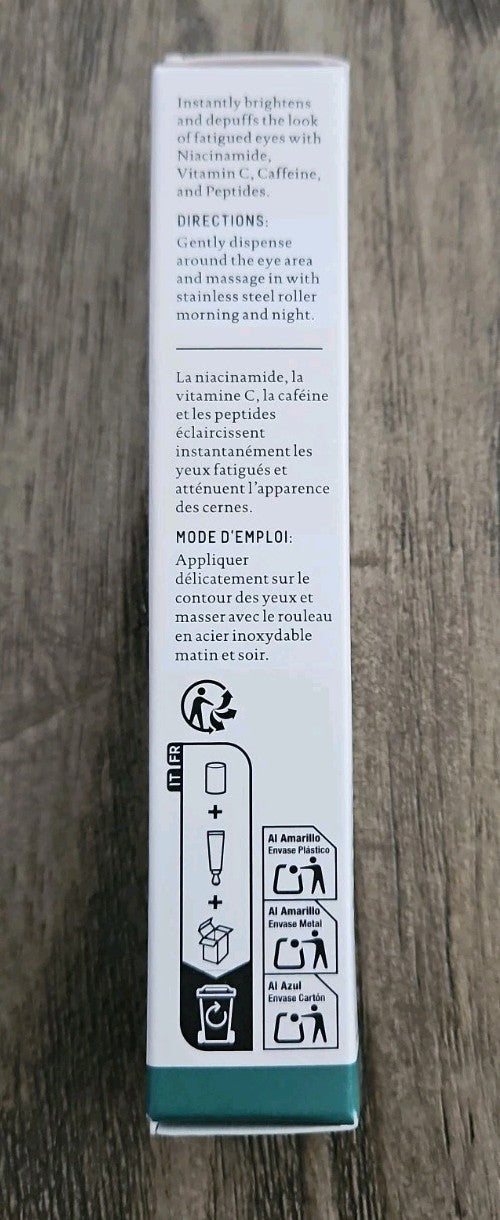 Brightening Eye Serum with Squalane and Niacinamide - 15mL / 0.5 Fl Oz