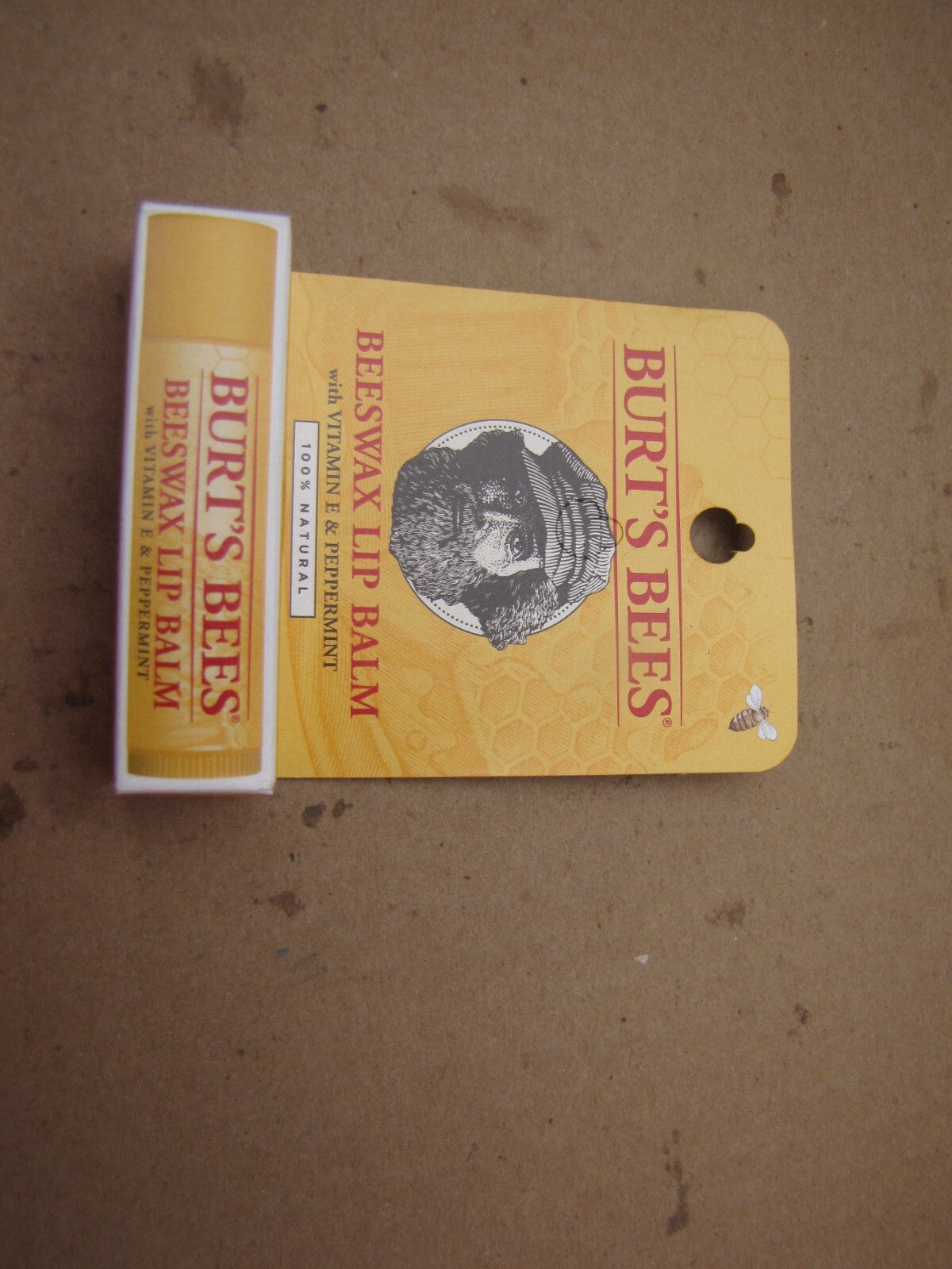 Lip Balm with Beeswax, Vitamin E & Peppermint - Nourishing Lip Care