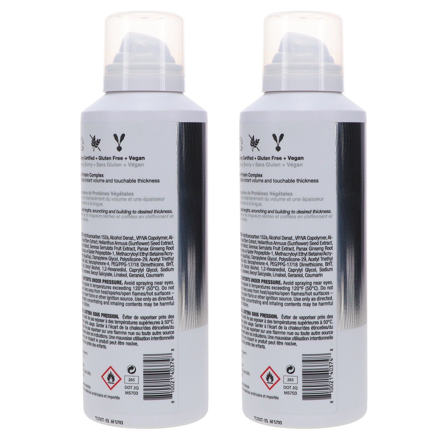 Dry Volume & Thickening Hair Spray - 5.4 oz Pack of 2