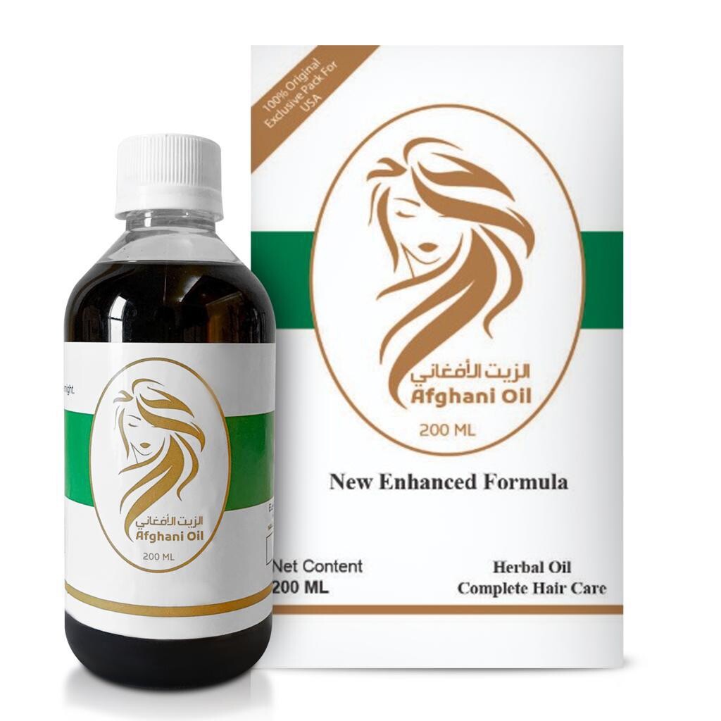 Afghani Hair Oil - 200ML Pure Afghan Cannabis Hair Treatment for Shine & Growth