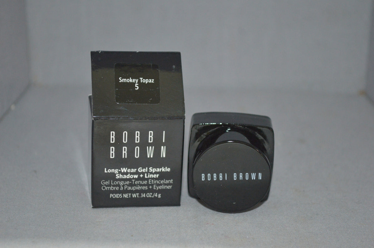 Gel Eyeshadow and Eyeliner - Smokey Topaz - Long-Wear Sparkle Makeup 0.14oz