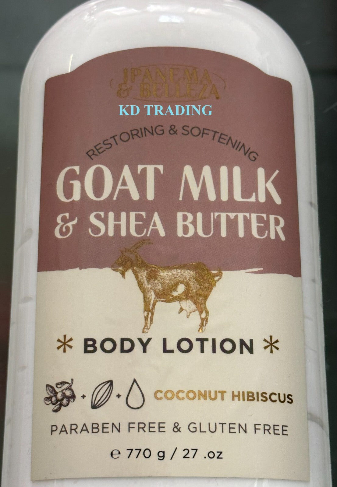 Goat Milk & Shea Butter Body Lotion - Coconut Hibiscus, 2 Pack