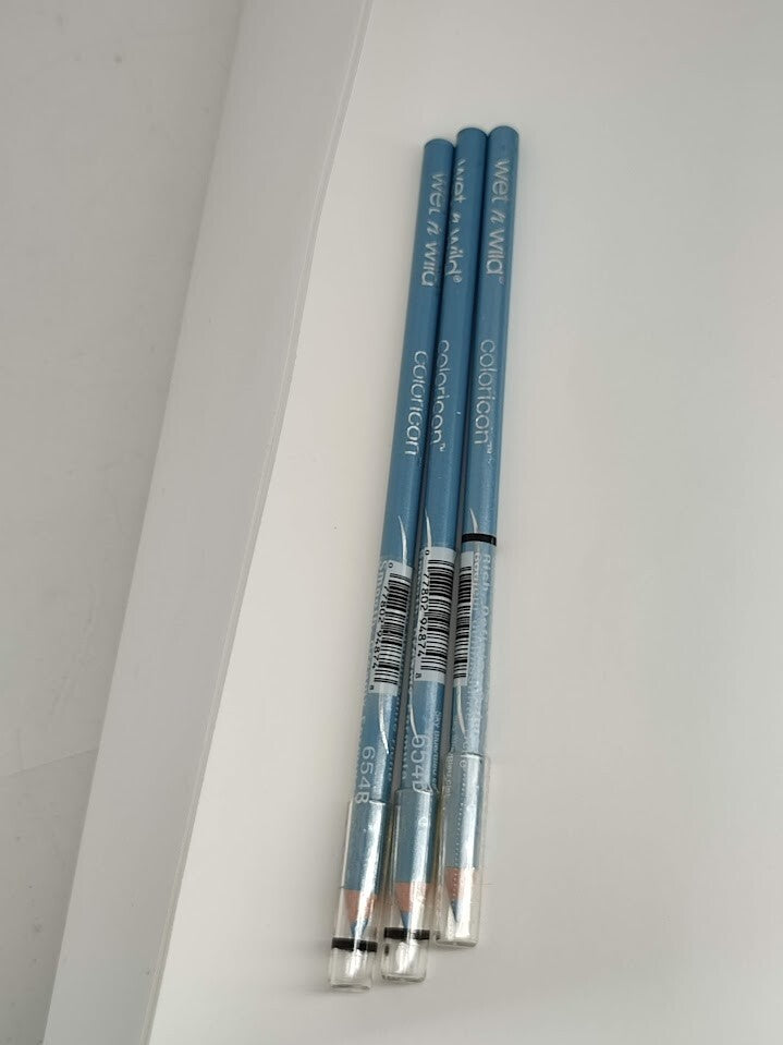 Wet N Wild Eyeliner Pencil Set - Sky Blue Creamy Long-Lasting Makeup