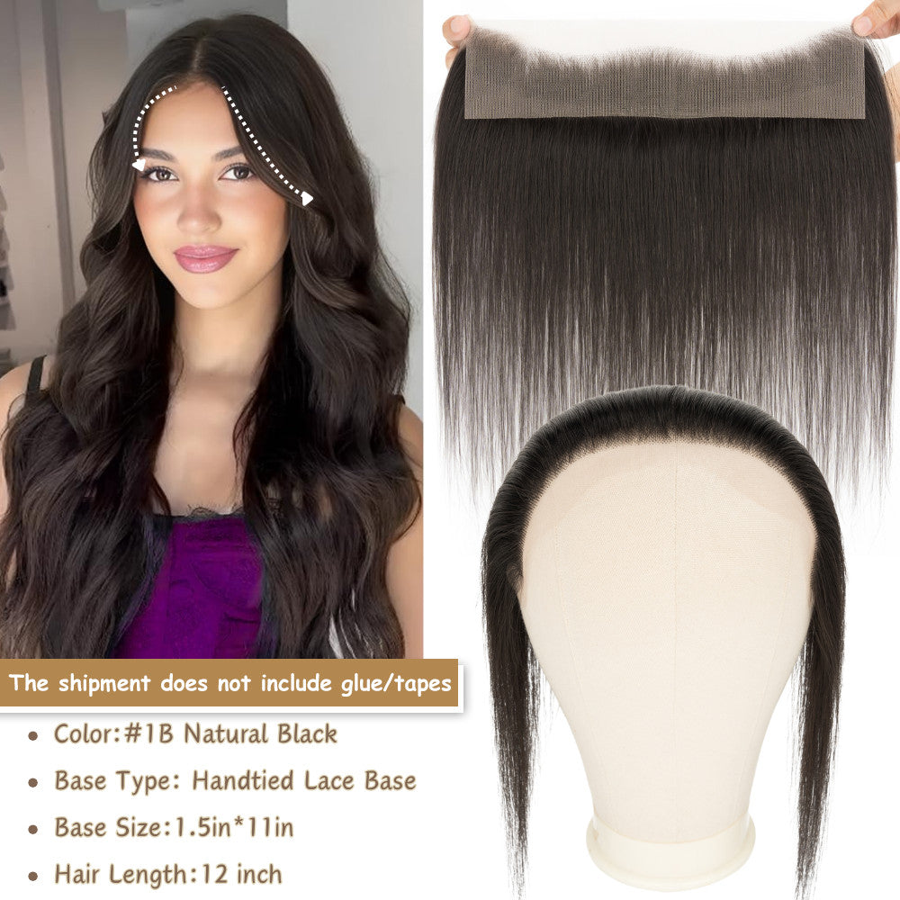 Full Lace Hair Topper Hairpiece for Receding Hairlines & Thinning Hair