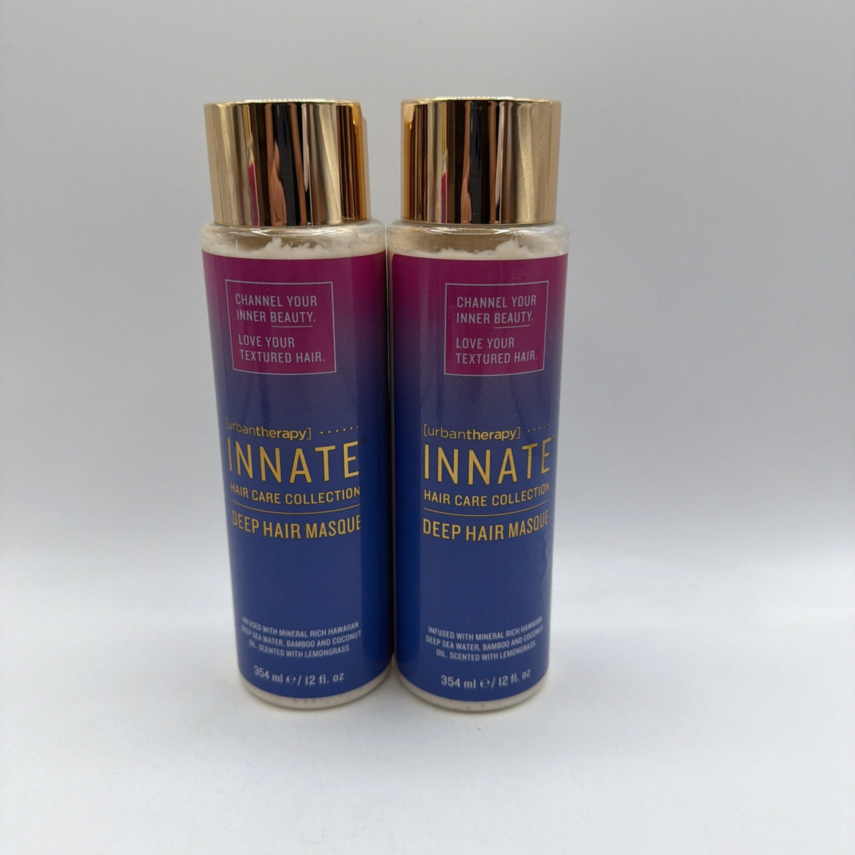 Deep Hair Masque 2 Pack for Nourishing Hair Treatment - Urban Therapy Innate Collection