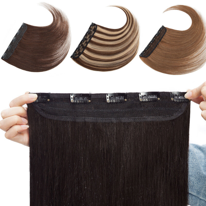 Remy Human Hair Extensions Clip-In Full Head - Brown Black, Multiple Lengths & Colors