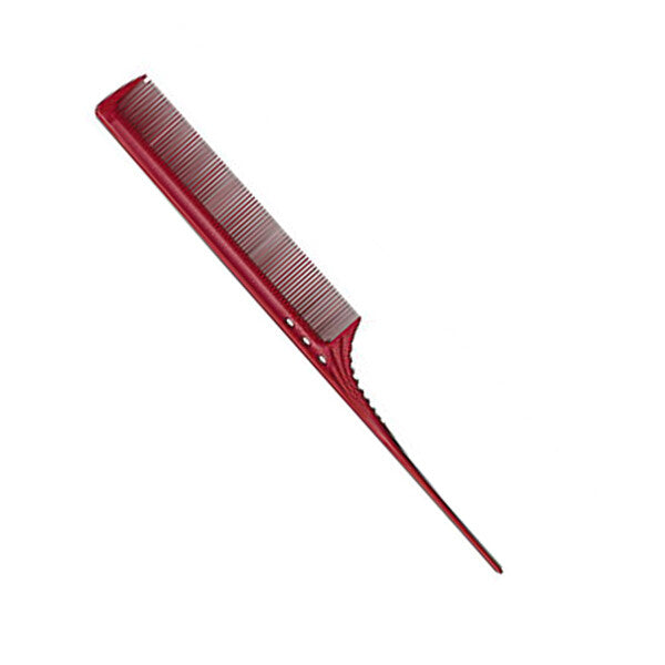 Long Tail Comb for Hair Styling and Detangling - Red