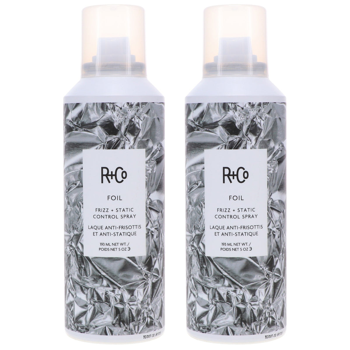 Frizz and Static Control Hair Spray 5 oz - 2 Pack for Shine & UV Protection