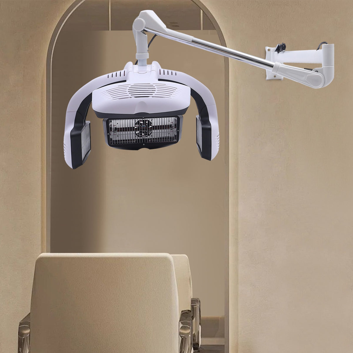 1250W Wall Mount Infrared Hair Dryer - Salon Hair Care & Accelerator