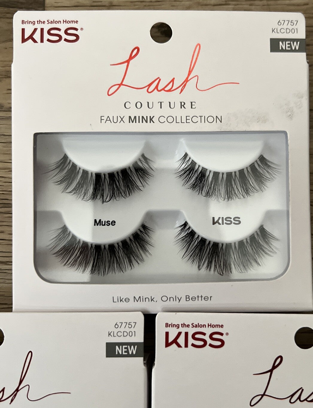 False Mink Eyelash Set 3 Pairs - Kiss Lash Couture Muse Collection