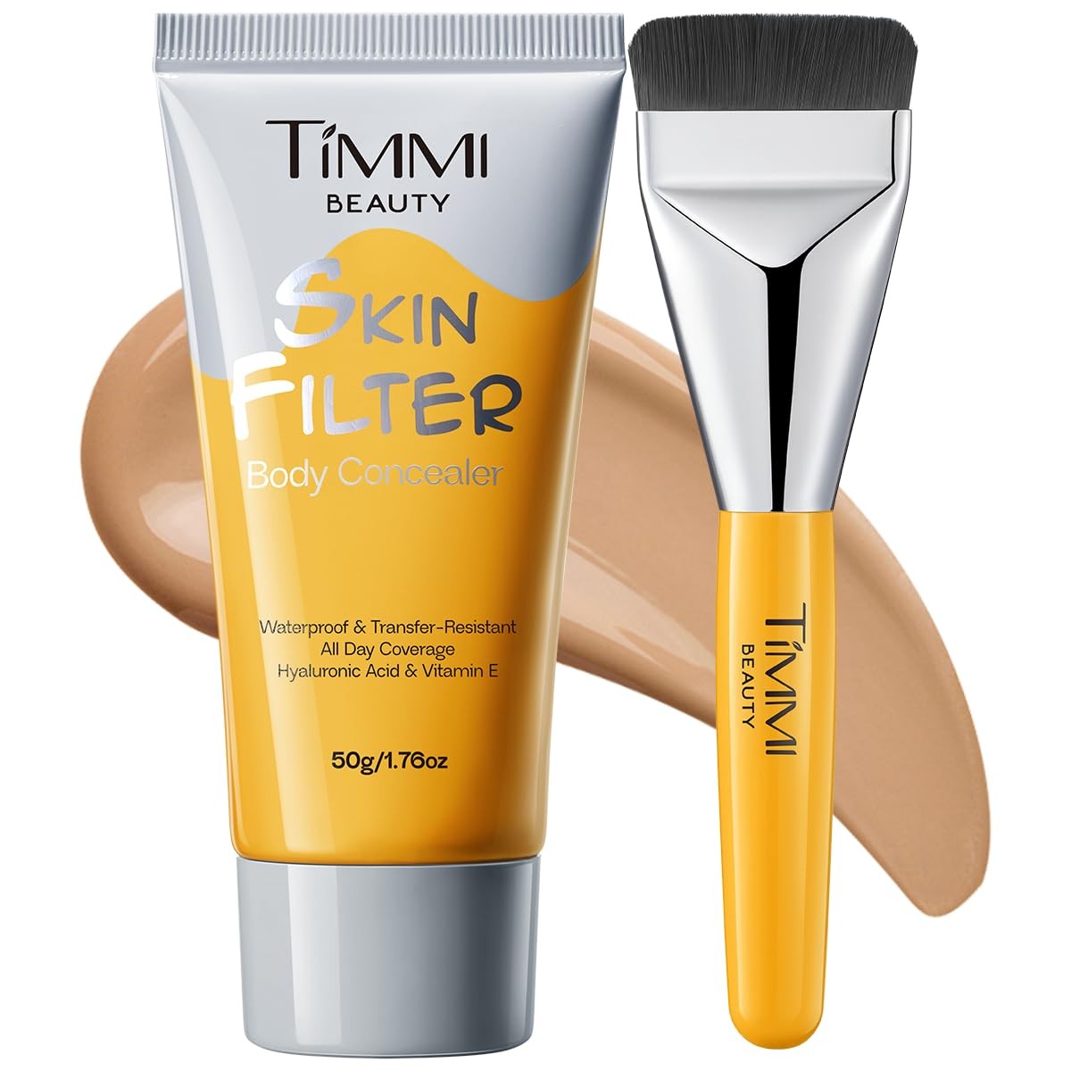 Skin Filter Body Concealer 2.8 oz 02 Natural – Buildable, Waterproof Body Makeup