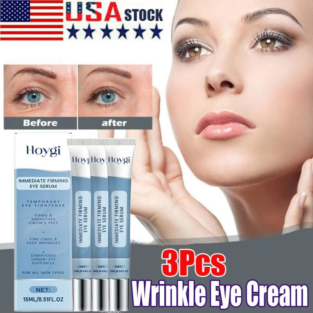 3X Firming Eye Serum with Peptides - Reduce Dark Circles & Wrinkles 15ml