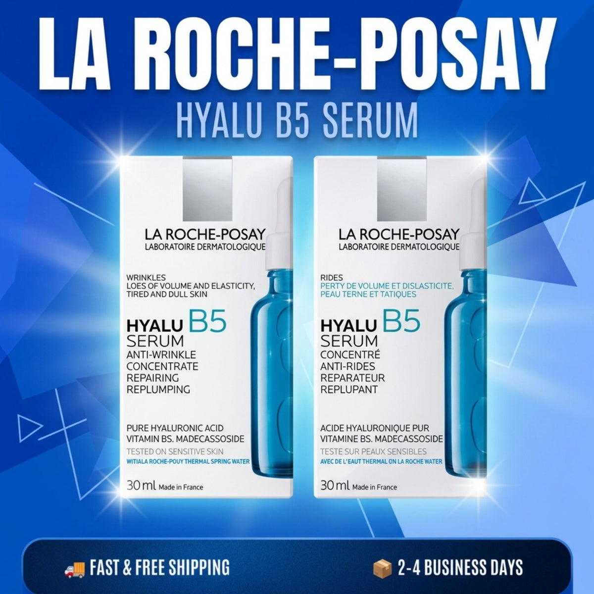 La Roche-Posay Hyalu B5 Serum Duo - Hydrating Anti-Wrinkle Face Serum