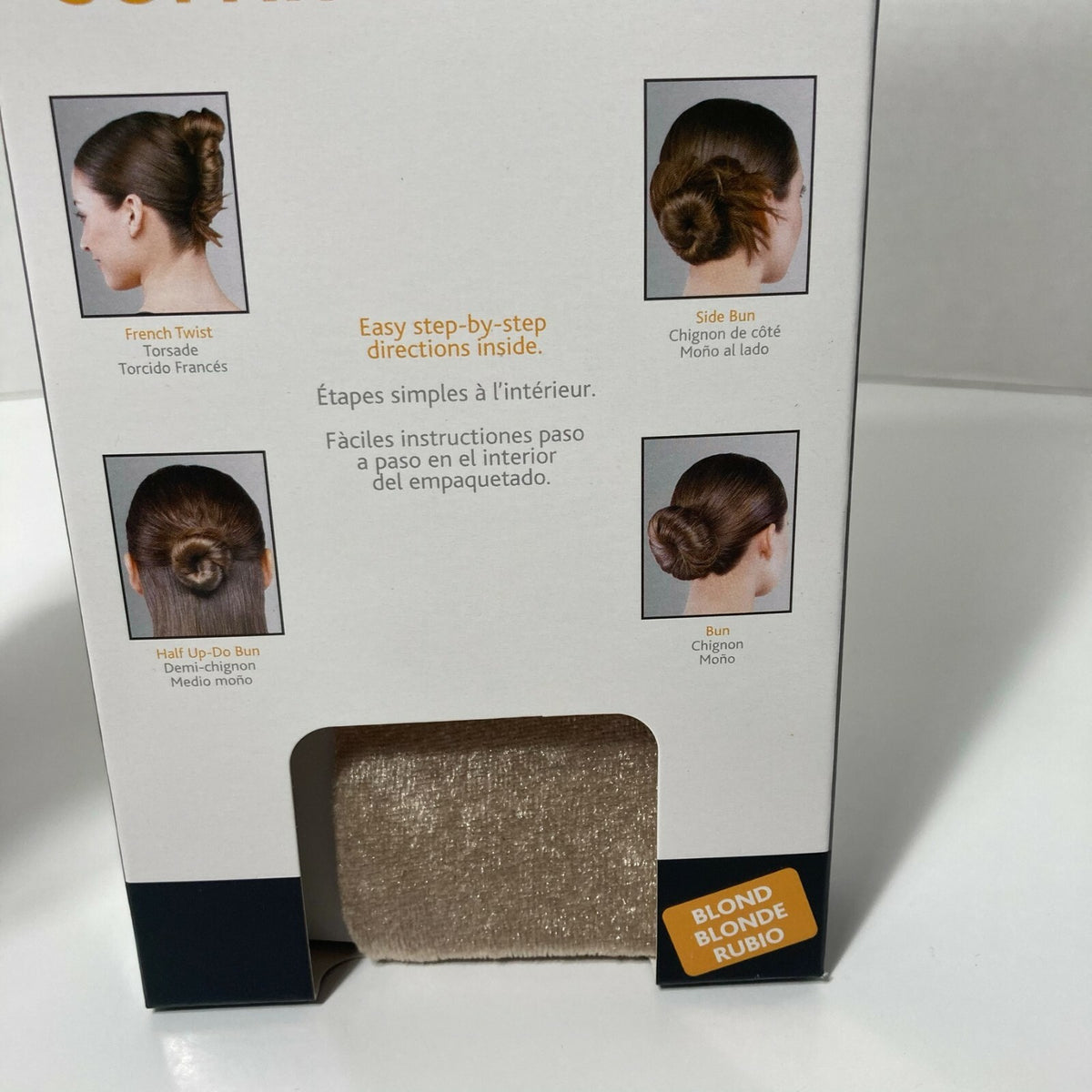 2) Sophist-O-Twist Vidal Sassoon Hair Bun Maker Blonde Styling