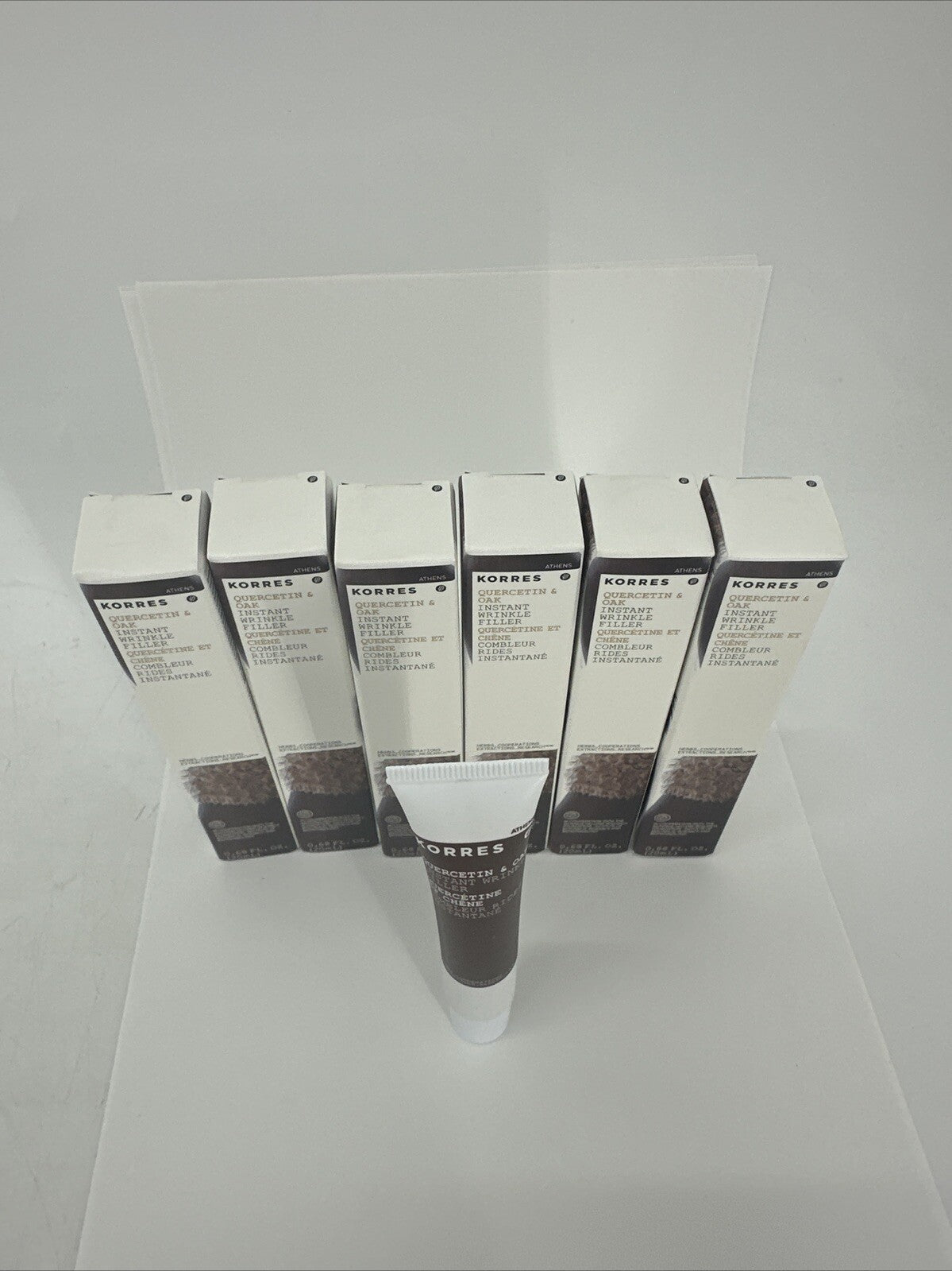 Korres Quercetin & Oak Instant Wrinkle Filler Set - 6 Full-Size 0.68 fl oz