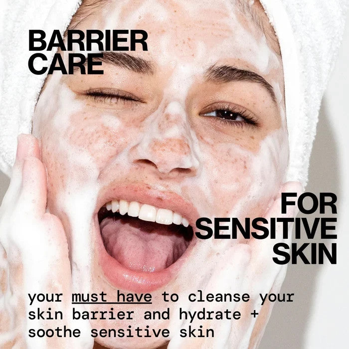 Vegan Ceramide Face Wash for Sensitive Skin - Gentle, Hydrating 5 oz