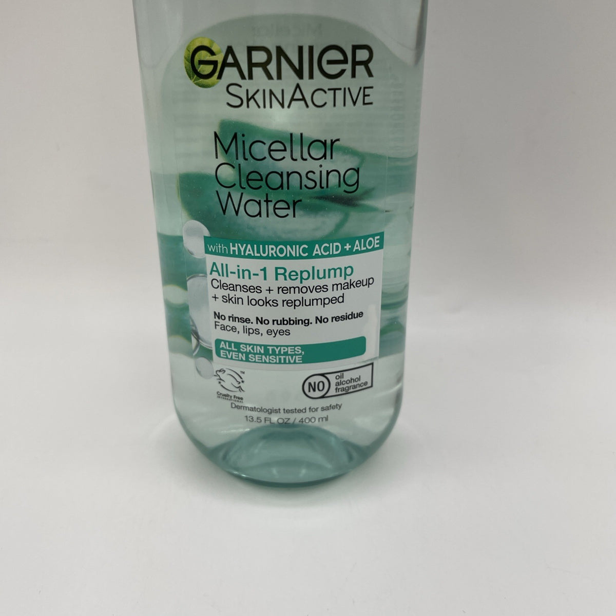 Garnier Micellar Water + Hyaluronic Acid Facial Cleanser & Makeup Remover 2 Pack