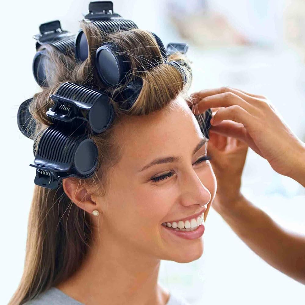 Hot Roller Clips Hair Curler Claw Clips Replacement Set for Women