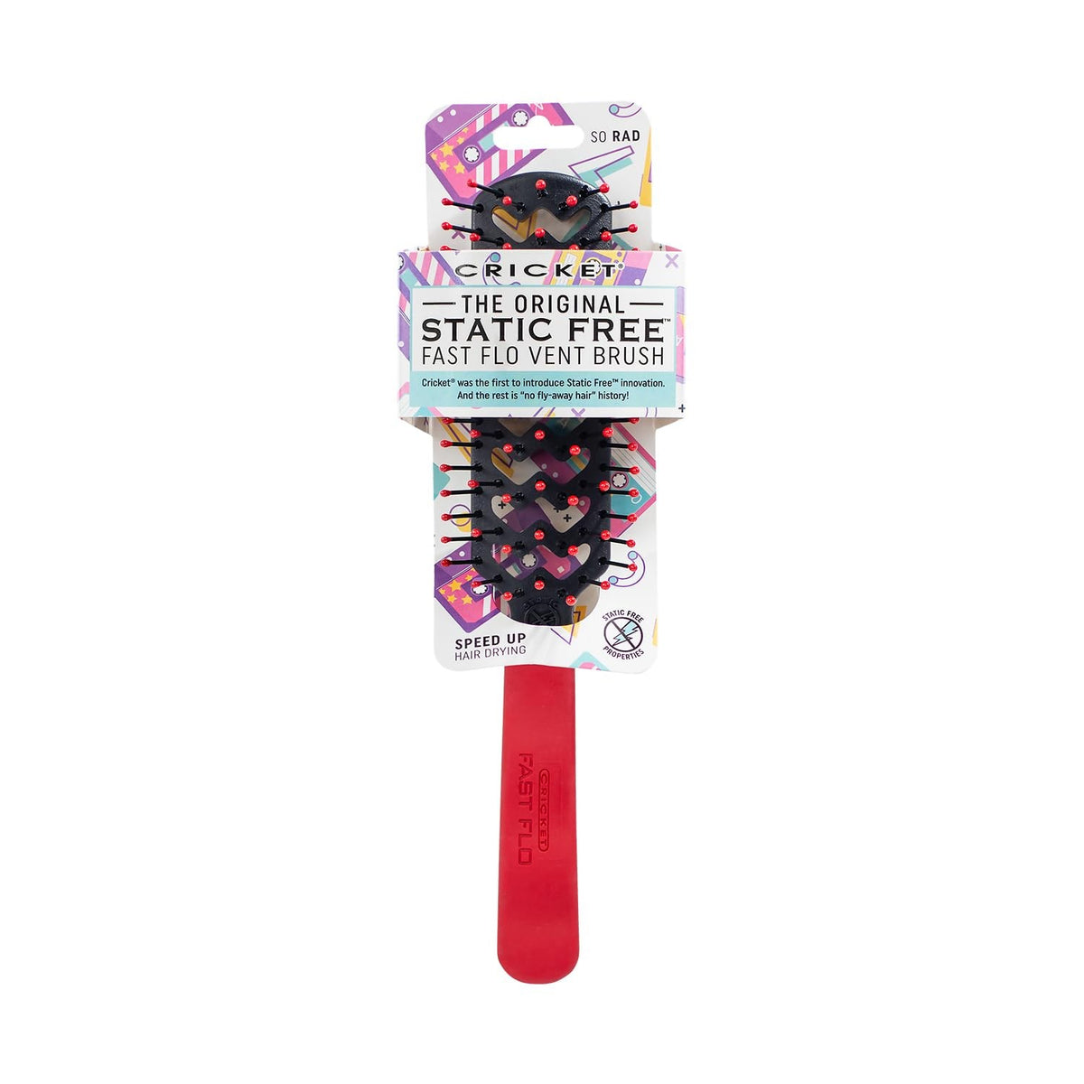 Color Vent Hair Brush for Blow Drying & Detangling - Anti-Static, Quick-Dry, Frizz-Free Styling