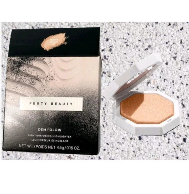 Fenty Beauty Demi Glow Light Diffusing Highlighter - Shade 01 Pretty Purlz