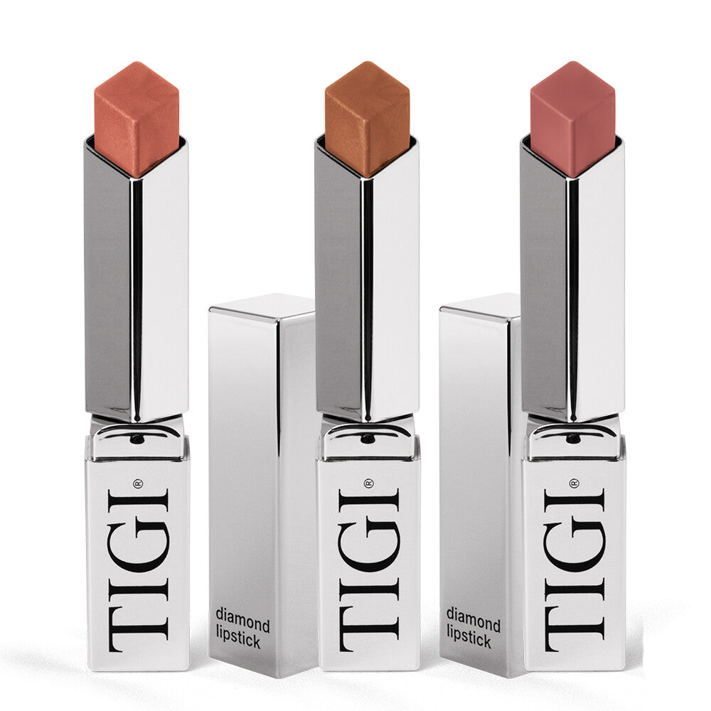 Diamond Lipstick Set - Hydrating Long-Wear Lip Color in Gossip, Loyal & Splendor