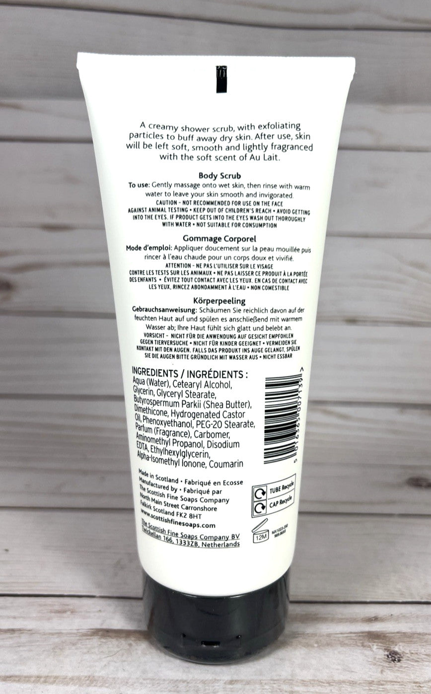 The Scottish Fine Soaps Au Lait Exfoliating Body Scrub 7oz