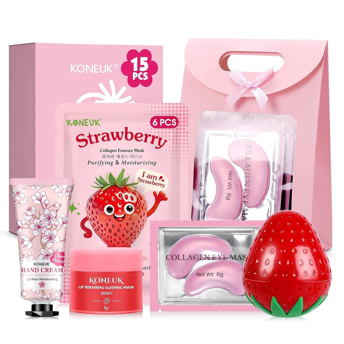 Travel Skincare Set with Hydrating Masks & Essentials for Teens