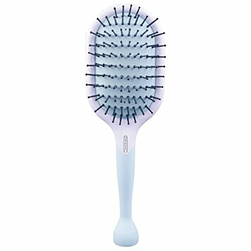 Friction Free Paddle Brush for Thick Hair - Ion Bristles, Non-Slip Handle
