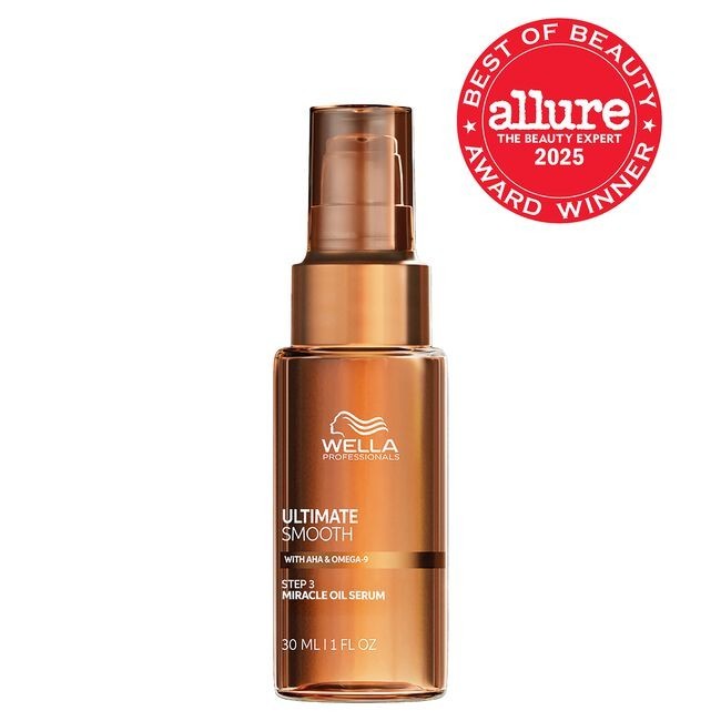 Hair Serum with Frizz Control & Heat Protection - Smoothing Oil for Dry & Frizzy Hair