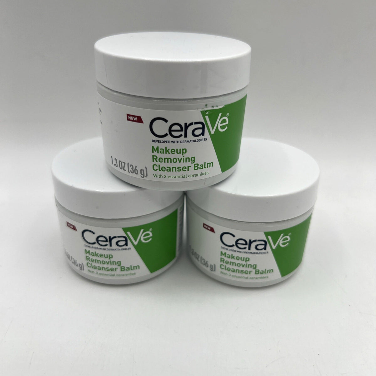 Makeup Removing Cleansing Balm 1.3 oz - 3 Pack | Gentle Face Cleanser
