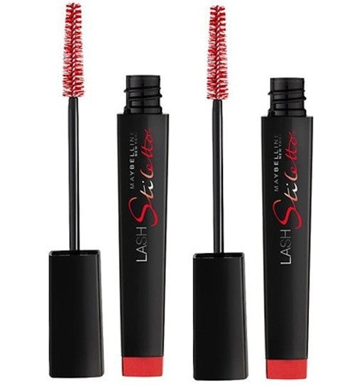 (2 Pack) Lengthening Mascara with Full Coverage Brush - Very Black