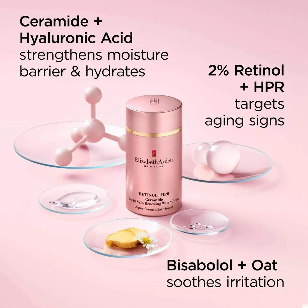 Retinol Ceramide Face Moisturizer - Anti-Aging Water Cream 50ml