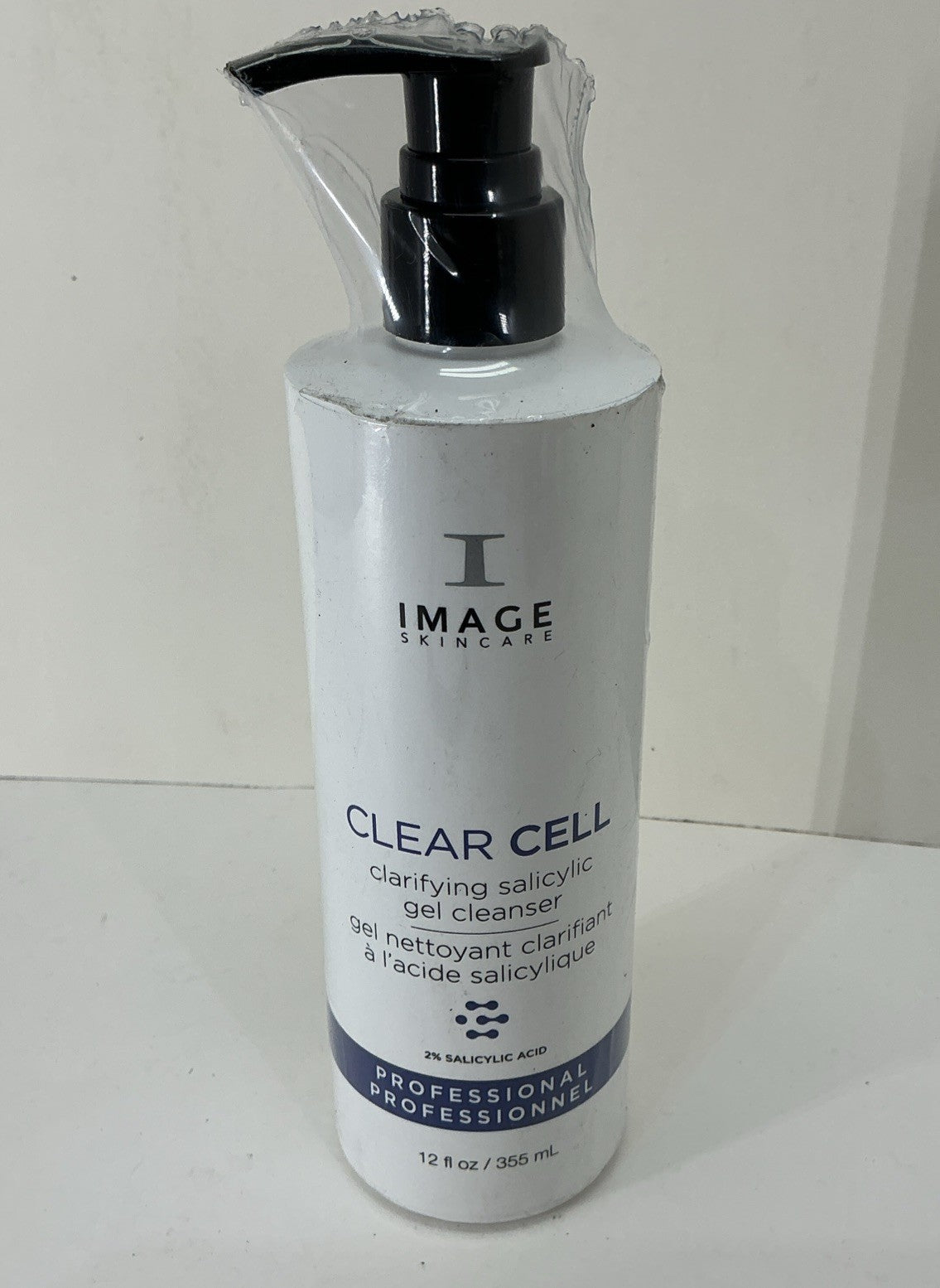 Salicylic Gel Cleanser 12 Oz - Clear Cell Facial Skin Care for Acne